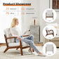 A Chair With A Lumbar Pillow