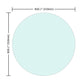 20" Inch Round Tempered Glass Table Top Clear Glass 1/4" Inch Thick Round Polished Edge