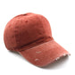 Autumn and winter distressed personalized soft-top cap Harajuku retro hat