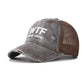 WTF letter baseball cap, men&
