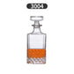 Crystal Glass Whiskey Decanter, Lead-Free, Luxury Barware, Wine Bottle, Home Party, 750ml