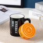 Creative Battery Modeling Cup Novel Ceramic 3D Cup Novelty Netflix Mug Mug Coffee Mug