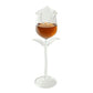 Fancy Red Wine Goblet Wine Cocktail Glasses 100ml Rose Flower Shape Wine Glass Party Barware Drinkware