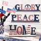 Scene Decoration Wooden English Letters 4th of July Table Print Decorative Ornaments