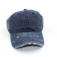 Autumn and winter distressed personalized soft-top cap Harajuku retro hat