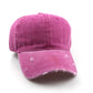 Autumn and winter distressed personalized soft-top cap Harajuku retro hat