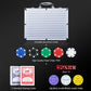 500 PCS Poker Chip Set in Locking Aluminum Briefcase - Texas Hold&