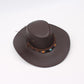 Jazz hat for men and women, spring and autumn outdoor sun protection hat, travel knight hat, western cowboy hat