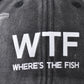 WTF letter baseball cap, men&