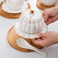 Creative Ceramic Pumpkin Cup, Steamed Egg Cup, Stewed Pot with Cover, Pure White Mini Bird&
