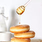 Home Transparent Glass Honey Jar With Lid, Glass Stirring Honey Bottle, Creative Glass Seasoning Jar, New Model