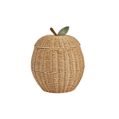 Wholesale Handmade Woven Storage Basket, Snow Pear Fruit Style, Organizer Basket, Desk Trinket Basket, Home Decor Basket