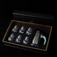 Gold Foil Tass Thick Wine Set Decanter Cup