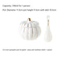 Creative Ceramic Pumpkin Cup, Steamed Egg Cup, Stewed Pot with Cover, Pure White Mini Bird&