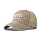 WTF letter baseball cap, men&