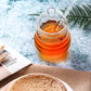 Home Transparent Glass Honey Jar With Lid, Glass Stirring Honey Bottle, Creative Glass Seasoning Jar, New Model