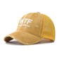 WTF letter baseball cap, men&