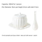 Creative Ceramic Pumpkin Cup, Steamed Egg Cup, Stewed Pot with Cover, Pure White Mini Bird&