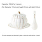 Creative Ceramic Pumpkin Cup, Steamed Egg Cup, Stewed Pot with Cover, Pure White Mini Bird&