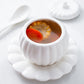 Creative Ceramic Pumpkin Cup, Steamed Egg Cup, Stewed Pot with Cover, Pure White Mini Bird&