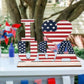 Scene Decoration Wooden English Letters 4th of July Table Print Decorative Ornaments