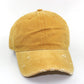 Autumn and winter distressed personalized soft-top cap Harajuku retro hat