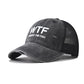 WTF letter baseball cap, men&