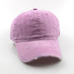 Autumn and winter distressed personalized soft-top cap Harajuku retro hat