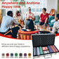 500 PCS Poker Chip Set in Locking Aluminum Briefcase - Texas Hold&