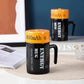 Creative Battery Modeling Cup Novel Ceramic 3D Cup Novelty Netflix Mug Mug Coffee Mug