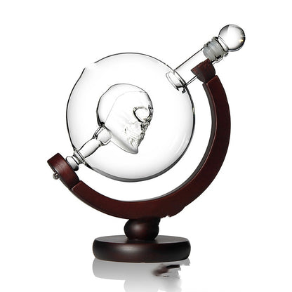 Earth Instrument Modeling Wine Decanter Built-in Skull Accessories