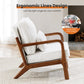 A Chair With A Lumbar Pillow