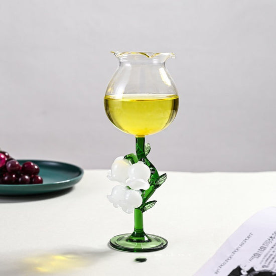 Creative Handmade Three-dimensional Bell Orchid Goblet