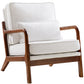 A Chair With A Lumbar Pillow