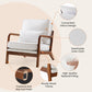 A Chair With A Lumbar Pillow